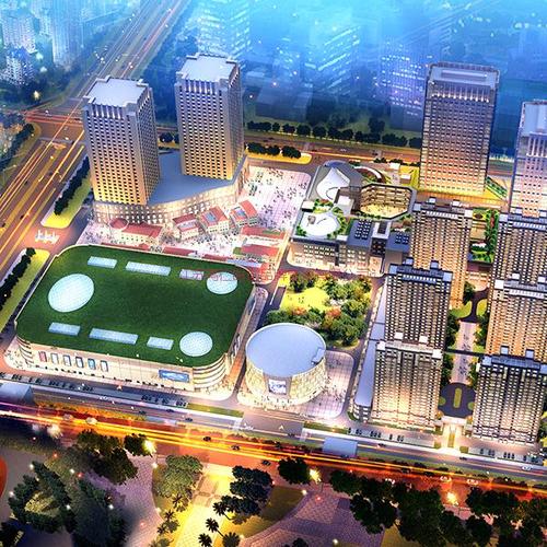 知名 国金地产-滁州世界贸易广场全套效果图设计制作